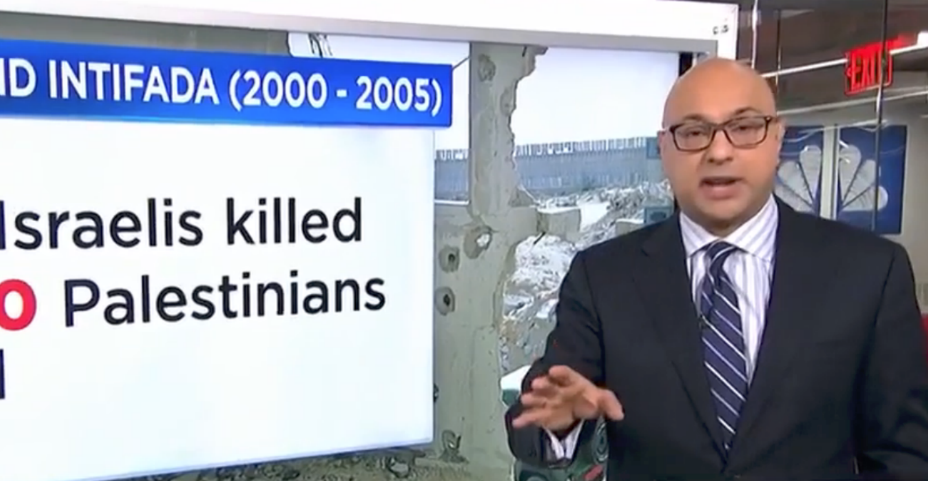 MSNBC's Ali Velshi Relays Story About Second Intifada. But Forgets a Pretty Key Detail...