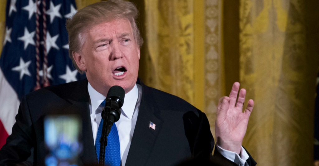 President Trump Tweets 'Vote Roy Moore' and Takes a Crack at "Pelosi/Schumer Puppet" Opponent