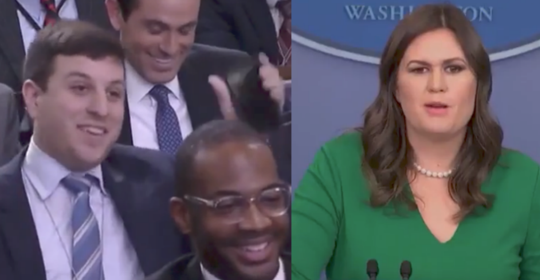 Reporter Asks Sarah Sanders the Question on Everyone's Mind: Does Trump Believe in Aliens?