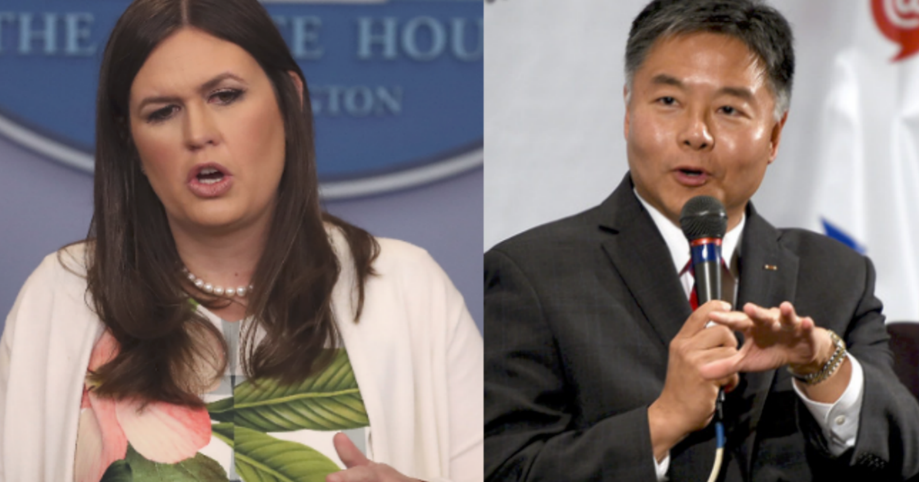Dem Rep Used Inaccurate Tweet to Slam the White House. And Sarah Sanders Hit Right Back