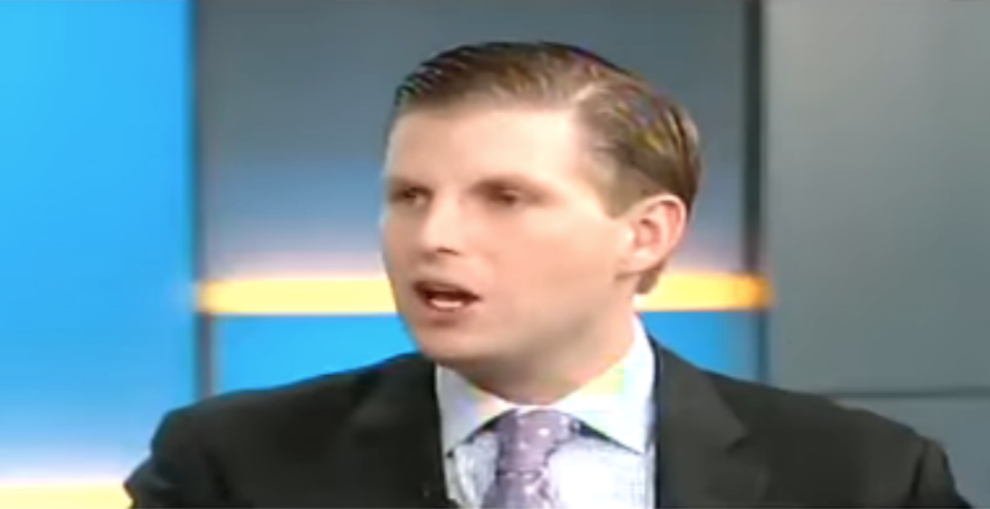 Eric Trump: The 'Only Color' Trump Sees Is Green