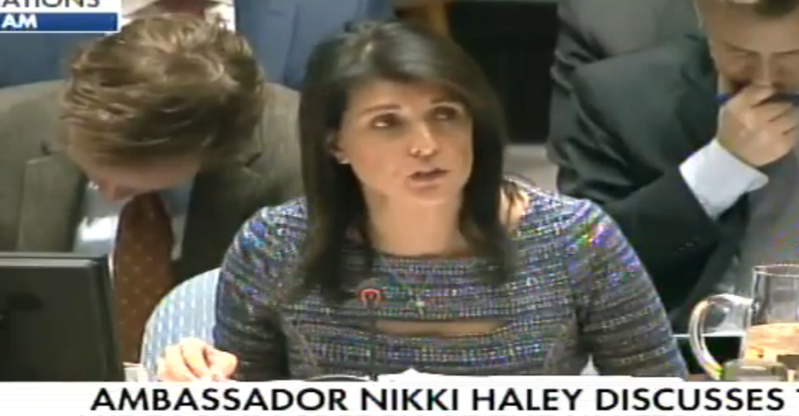 Nikki Haley Blasts Palestinian President's 'Outrageous' Speech and 'Lack of Courage'
