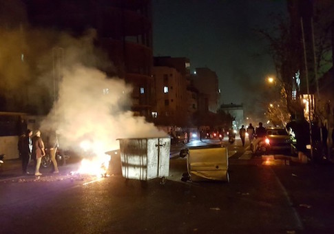 Iran's Leader Blames Enemies for Unrest as Death Toll Rises