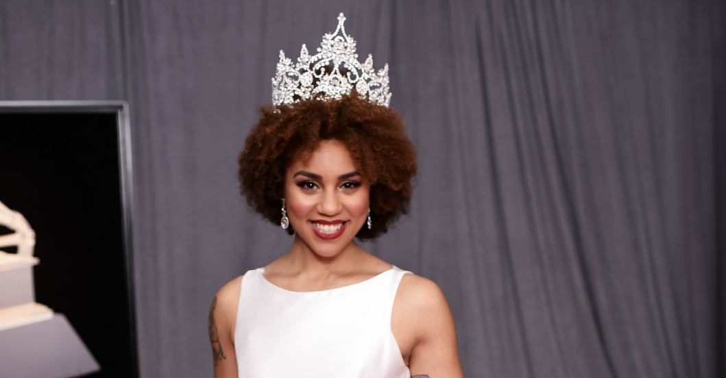 Singer Joy Villa Out Does Last Year's 'MAGA' Grammy Dress With Pro-Life Dress