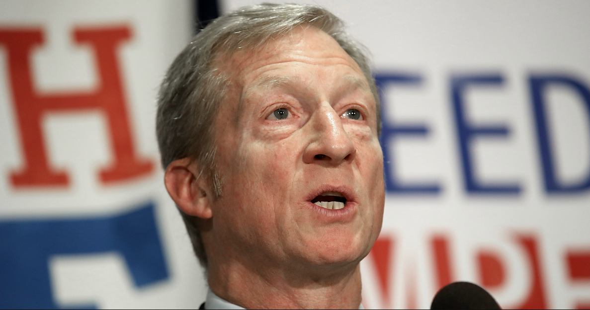 Dem Mega Donor Tom Steyer to Make ‘Major Announcement’ on His Political Future Monday