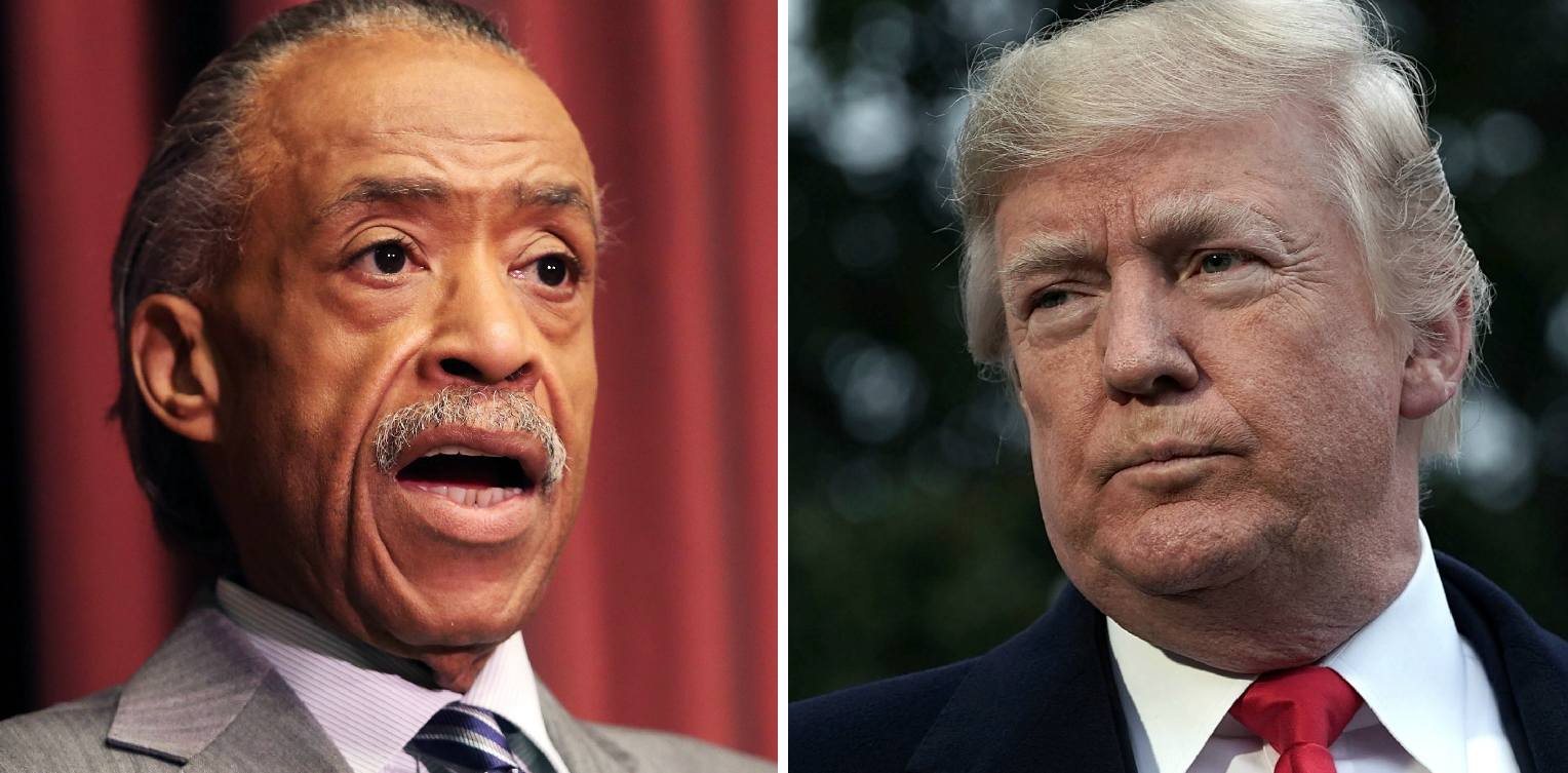 Formerly Obese Al Sharpton Takes a Dig at Trump's Weight
