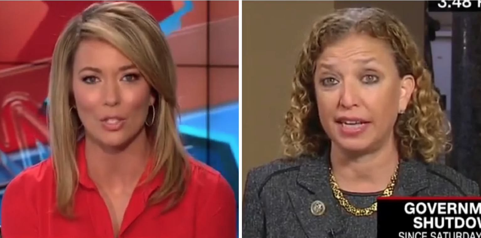 Wasserman-Schultz's Answer When Asked What Shutdown Accomplished Leaves CNN Host Utterly Bewildered