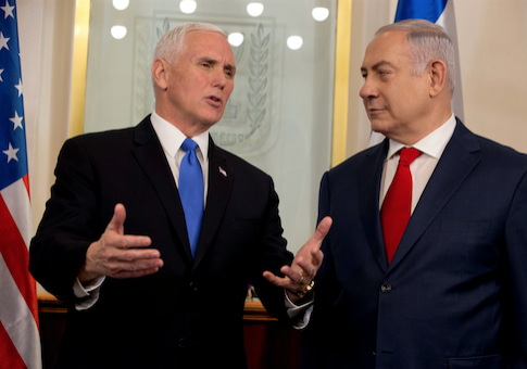 Pence Heads to Israel for Meetings on Gaza War