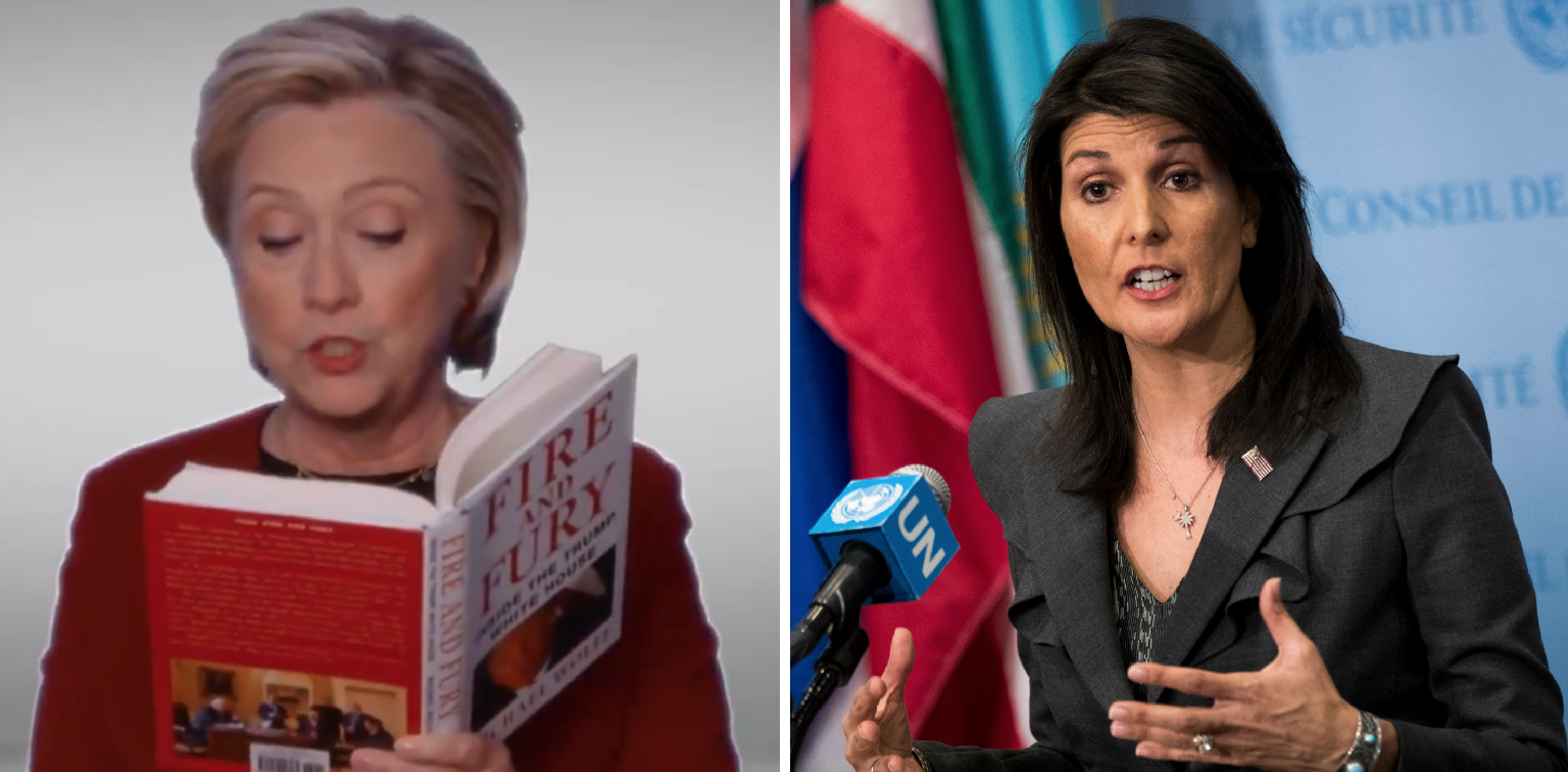 Haley Slams Grammys 'Fire and Fury' Skit Involving Clinton: 'Don't Ruin Great Music With Trash'