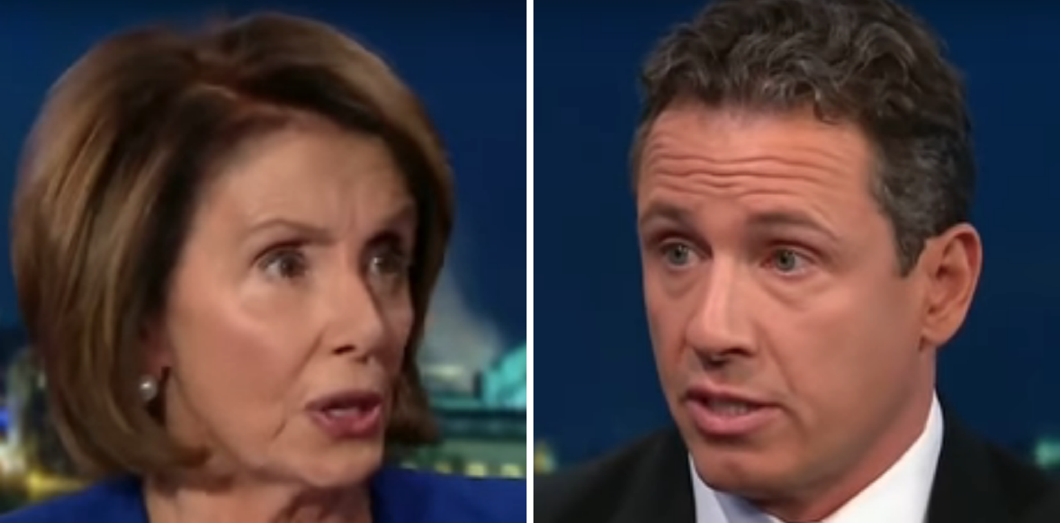 Nancy Pelosi Gets Snippy with CNN's Chris Cuomo: "You Don't Know What You're Talking About"