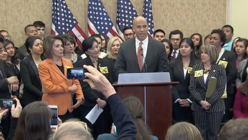 Booker Confident for 2018, Calls Pelosi 'Speaker Pelosi'