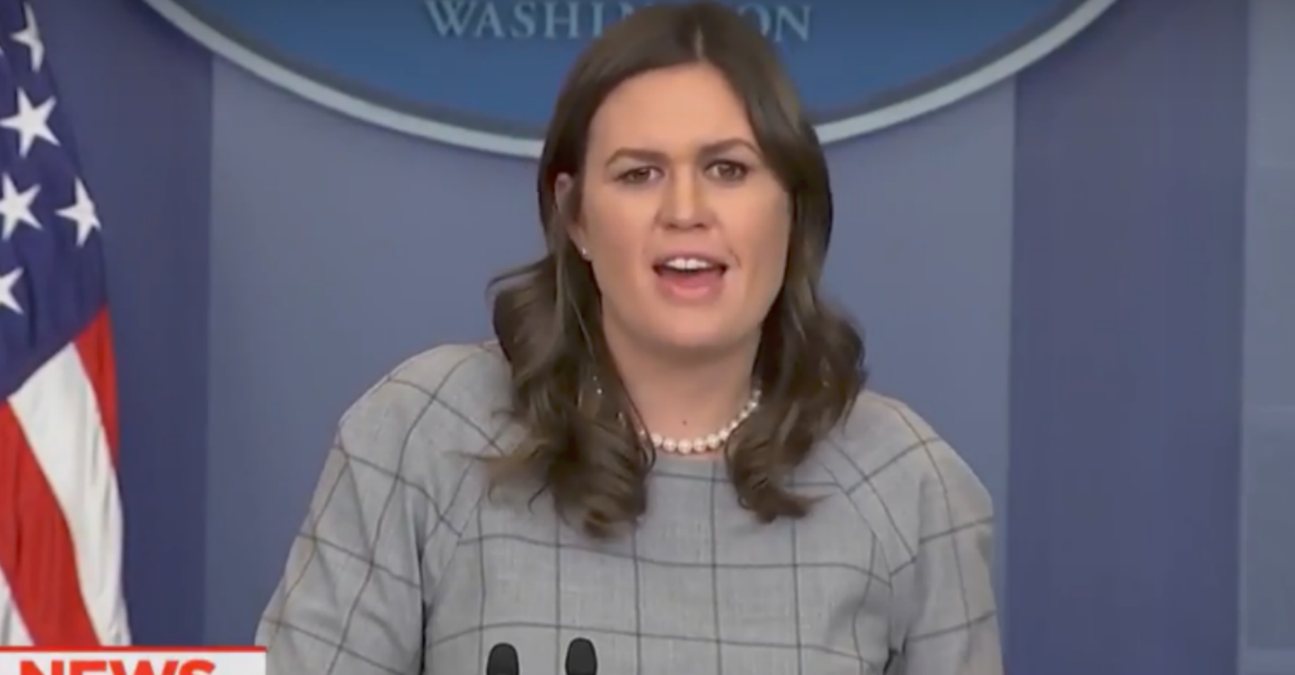 Sanders Elaborates on 'Fake News Media' Awards and Hints There May Be Trophies for Lucky Winners