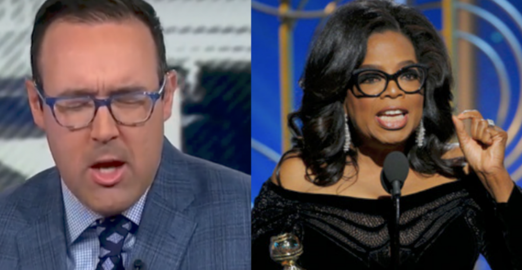CNN's Host Can Barely Contain Himself Over Oprah Speech: "You Can Close Your Eyes and Imagine..."