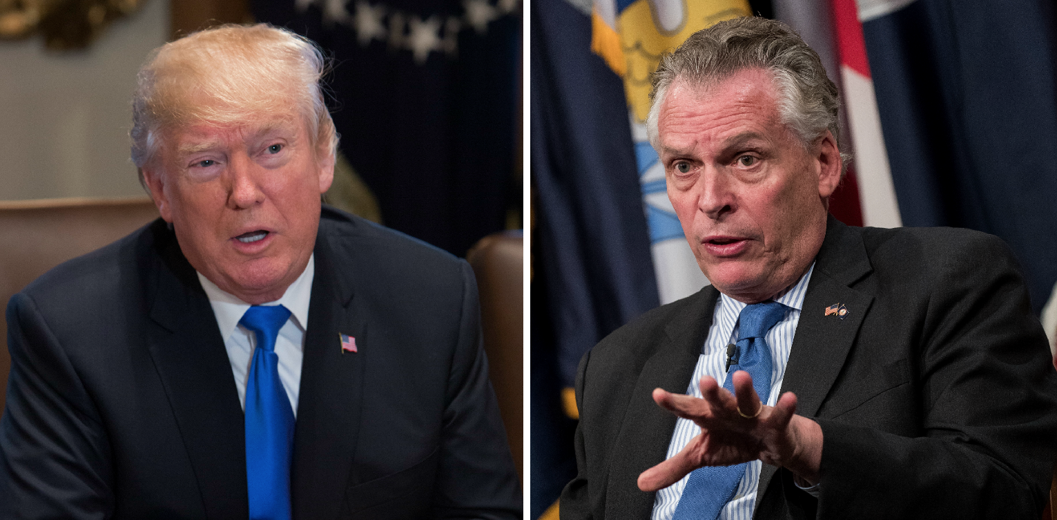 Former VA Gov. McAuliffe 'Might Have to Push Trump' if He Got too Close During Debate