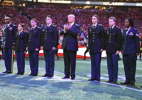 Trump's Approval Rating Part of a Super Bowl Betting Prop