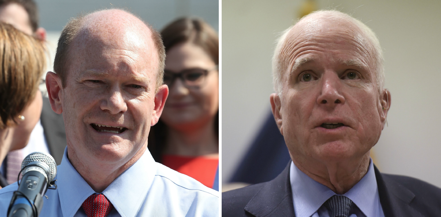 Senators McCain and Coons Propose Immigration Deal Without a Wall