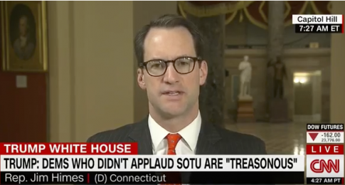 Himes: Trump's 'Treasonous' Joke About Dems 'Dragged This Country Deep Into the Mud of Autocracy'