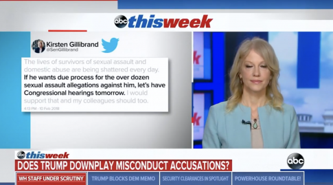 Conway Slams Gillibrand Attacks on White House Treatment of Women: 'I Don't Need a Lecture From Her'