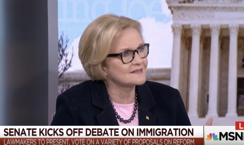 McCaskill Uses Phrase 'Chain Migration' in MSNBC Interview