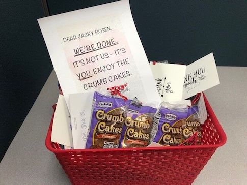 RNC Trolls Dem Candidates with Crumb Cakes for Valentine's Day