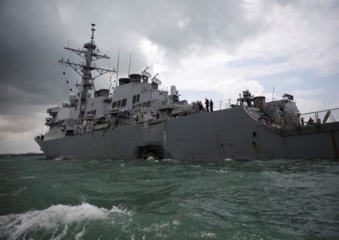 Singapore: Deadly USS McCain Collision Caused by Warship's 'Sudden Turn'
