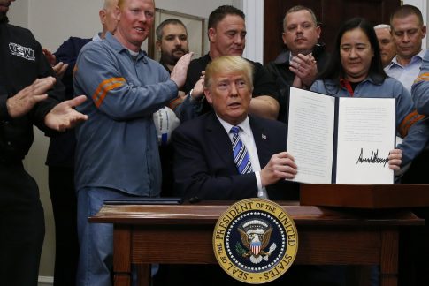 Trump Sets Steel, Aluminum Tariffs; Exempts Mexico, Canada
