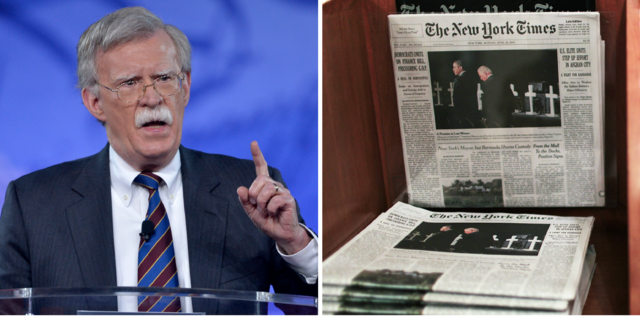 Who's Actually Fostering War With Iran: Bolton or the New York Times?