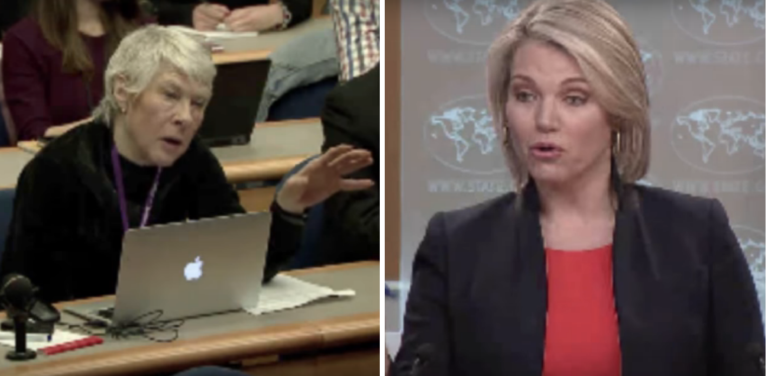 State Department Spokeswoman Calls Out Reporters for Being 'Obsessed' With Russian Meddling