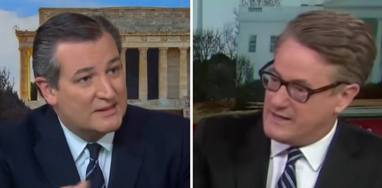 Scarborough Accuses Cruz of 'Talking Down' to Him While Defending Second Amendment