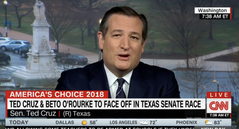 Cruz Mocks Media 'Narrative' of Texas Potentially Turning Blue, Compares Opponent to Wendy Davis