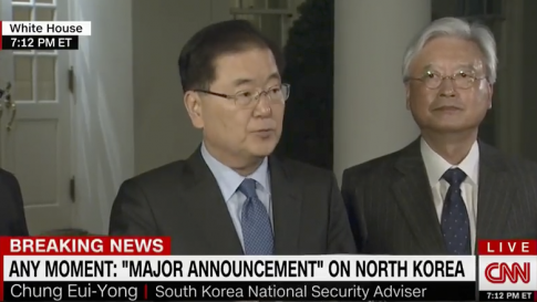 South Korean Official: Trump to Meet Kim Jong Un for Denuclearization Negotiations