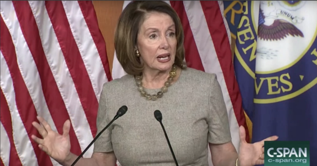 Nancy Pelosi Flip-Flops on 'Crumbs' Reproach: "Certainly We Love When People Get a Bonus"