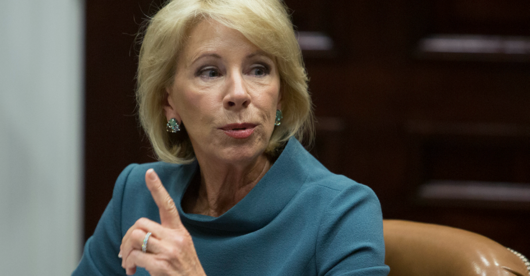 Dem Congressman Calls DeVos ‘Dumber Than a Bag of Hammers’