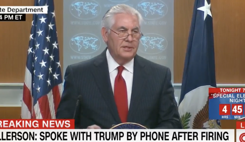 Tillerson Addresses Media at State Department After Firing: 'Proud' to Have Opportunity to Serve Country
