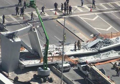Several Killed When Foot Bridge Collapses at Florida University