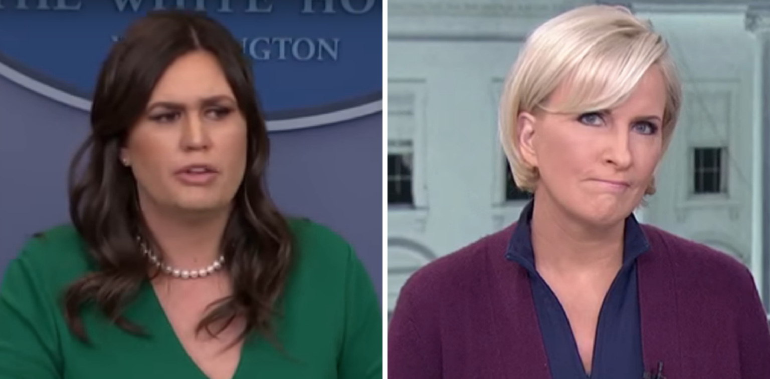 Mika Brzezinski Slams Huckabee Sanders: 'You're Not Being a Good American'
