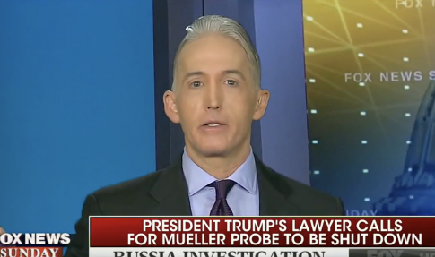 Gowdy Tells Trump and His Lawyers to Leave Mueller Alone: If You're Innocent, 'Act Like It'