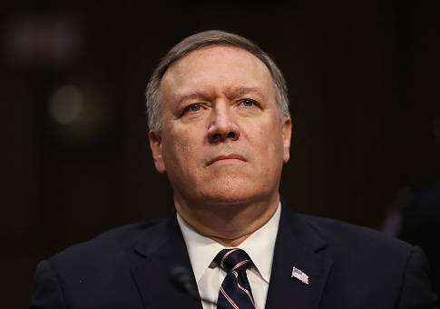 Senate Confirms Pompeo for Secretary of State in Near Party-Line Vote