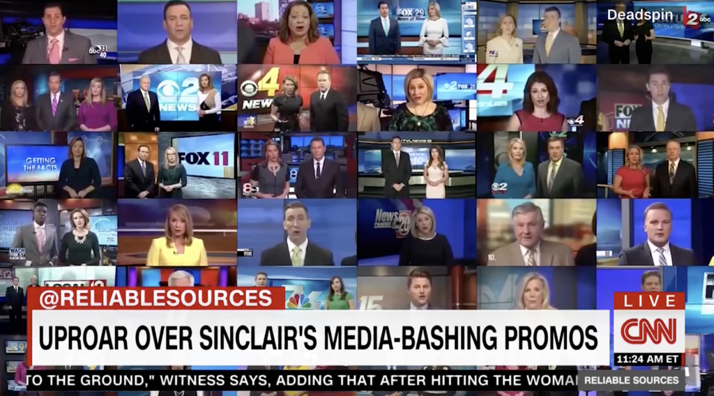 The Mainstream Media's Single-Voiced Criticism of Sinclair's 'Fake News' Promos