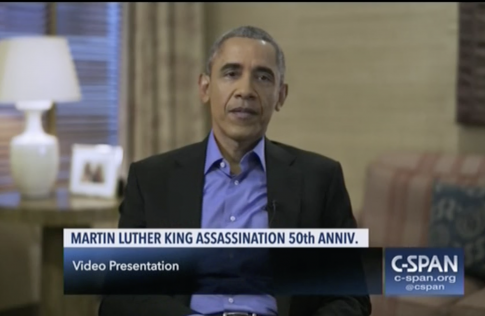 Obama Honors King on Anniversary of Assassination: Progress Doesn't Come Without 'Setbacks and Defeats'