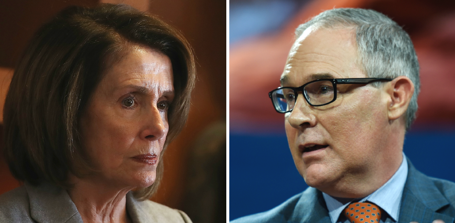 Nancy Pelosi Calls on Scott Pruitt to Resign