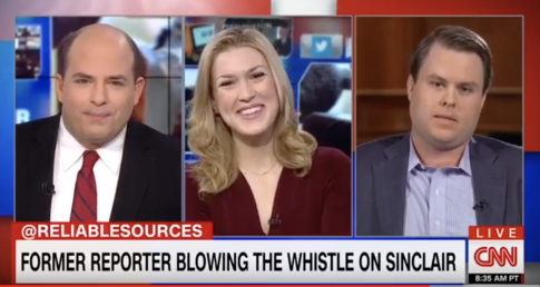 CNN Host Admonishes Ex-Sinclair Reporter for Telling Sinclair Chief to 'Pull Their Head Out of Their A**'