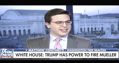 Continetti: Firing Mueller Won’t Help Trump Because Firing Comey ‘Led to Only More Problems’