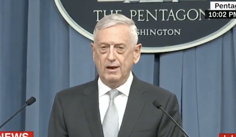 Mattis on Syria Strikes: 'Clearly the Assad Regime Did Not Get the Message Last Year'