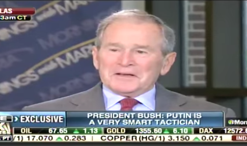 George W. Bush: 'Russia Was Broke' When I Saw Putin's Soul