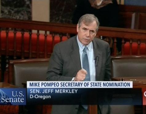 Merkley Cites Pompeo's 'Very Close Association With the Koch Brothers' As Reason to Oppose Him