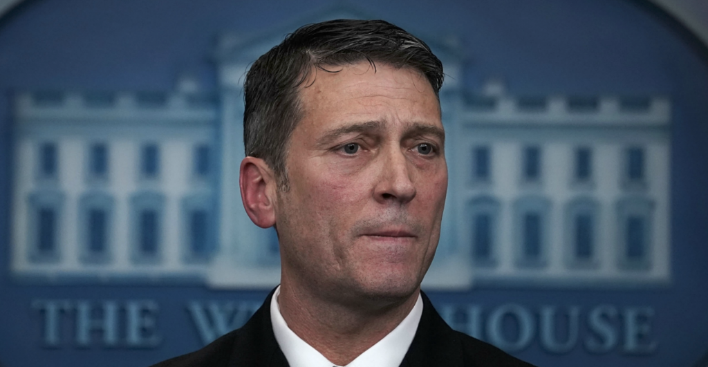 White House Responds to Report Ronny Jackson Won’t Return to Job as Trump’s Physician