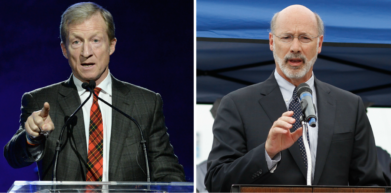 PA Governor to Liberal Billionaire Tom Steyer on Climate Change: 'The Quieter the Better'