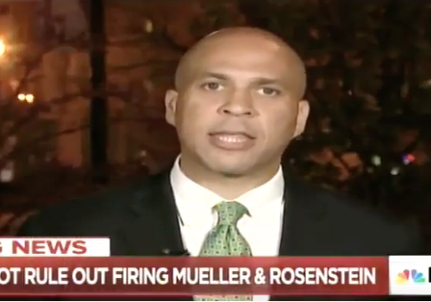 Booker Takes Shot at Dems Calling for Trump's Impeachment Before Mueller Probe Is Complete