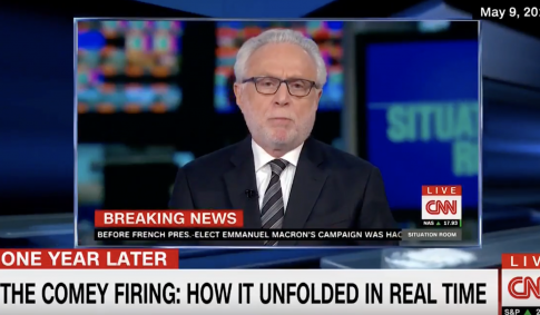 CNN Airs Dramatic Montage of Its Coverage of Comey Firing on One-Year Anniversary